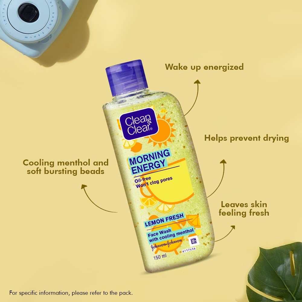 Clean & Clear Morning Energy Lemon Fresh Face Wash 100ml IDConline shop bangladeshothoba.com