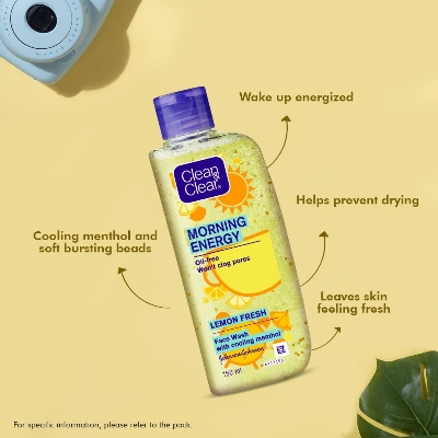 Clean & Clear Morning Energy Lemon Fresh Face Wash 100ml IDConline shop bangladeshothoba.com