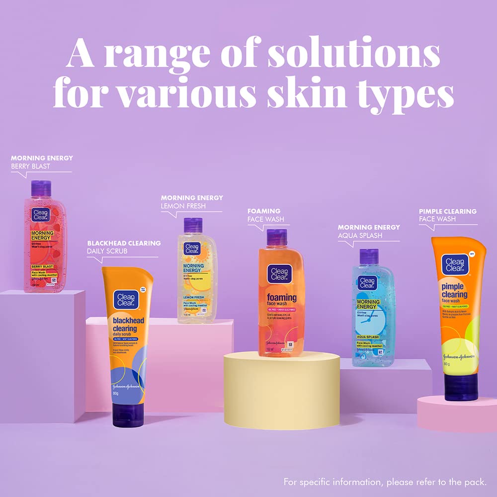 Clean & Clear Morning Energy Lemon Fresh Face Wash 100ml IDConline shop bangladeshothoba.com