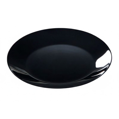 Picture of Luminarc Zelie Black Dinner Plate – Elegant and Durable Single Piece - Q8454