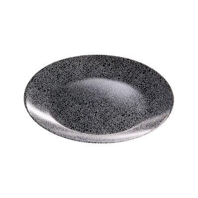 Picture of Luminarc Dinner Plate, Zoe Black, Single Piece | Chic & Durable Plate for Modern Dining - V0118