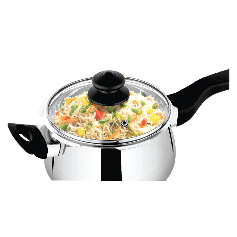 Picture of Stainless Steel Pressure Cooker 3.5 Ltr (2-in-1) | Durable, Efficient & Versatile for Fast Cooking - SPCH3522