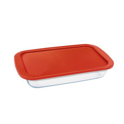 Picture of Glass bakeware & Roaster Rectangular With Plastic Lid - 2009302