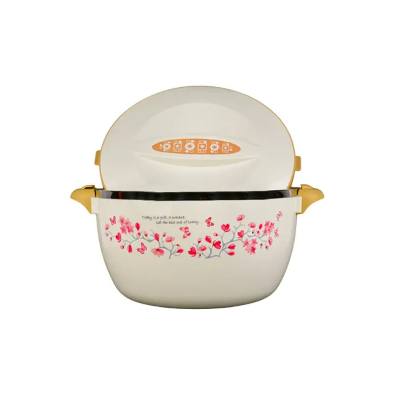 Picture of Hot Pot W/Lock 1000 Ml Flower Design  PB619F