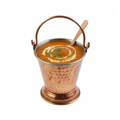 Picture of serving kada Hammered Handi – HSH48125