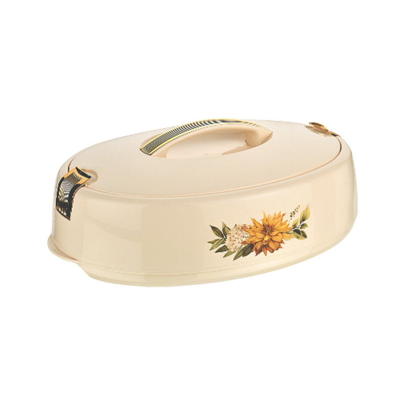 Picture of Asian Elegant Casserole Oval Hotpot 4.0 Ltr White-Beige – DLX4000