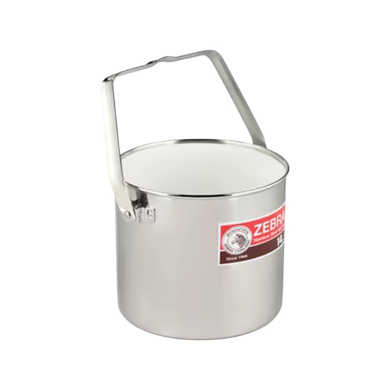 Picture of Zebra Stainless Steel Ice Bucket 14cm Double Cool keeping with Insert 151204