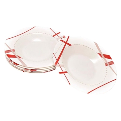 Picture of Tempered Couture Bone Soup Plate – H2836