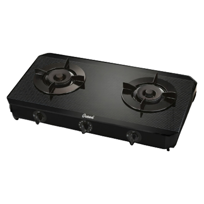 Picture of Ocean Gas Cooker Double Burner - Black Color – OGC230B