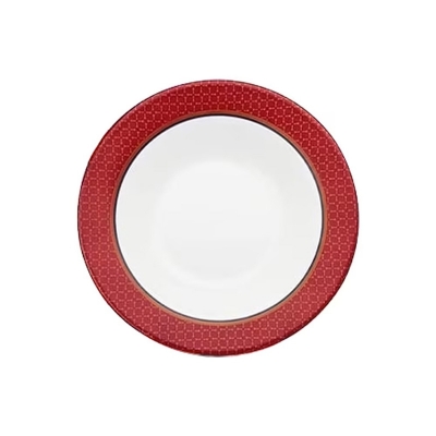 Picture of Tempered Alto Rubis Bone Soup Plate – J3741