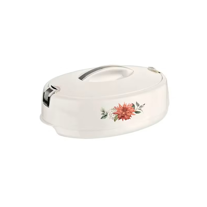 Picture of Asian Elegant Casserole Oval Hotpot 4.0 Ltr White Color – DLX4000