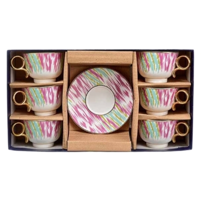 Picture of Fine Bone Cup & Saucer 6+6 Pcs Set – SC18T004
