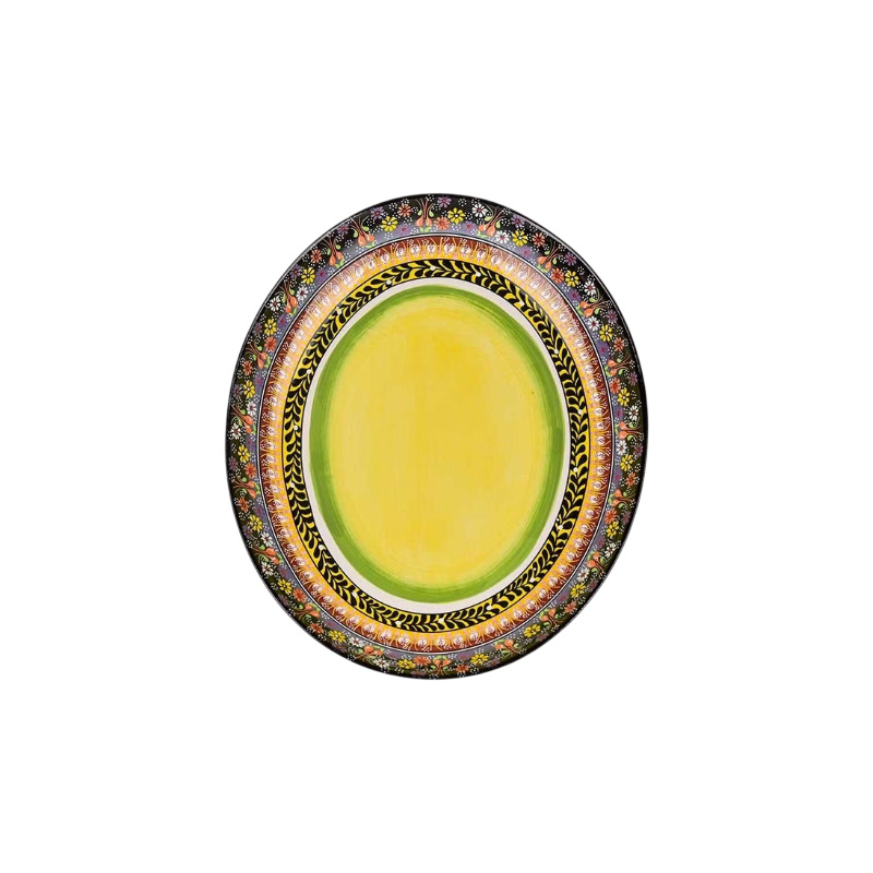 Picture of Ceramic Serving Bowl Oval Shape – D15OP