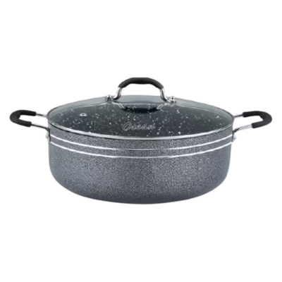 Picture of Ocean Stone Coating Cooking Pot 40cm with Glass Lid SHALLOW – ONC40SCS