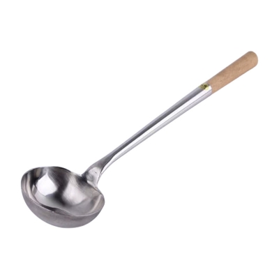 Picture of Stainless Steel Soup Ladle With Wooden Handle – DW15060