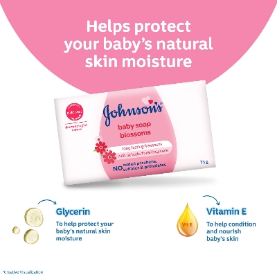Jhonson's Baby Soap Blossoms 75gm IDConline shop bangladeshothoba.com
