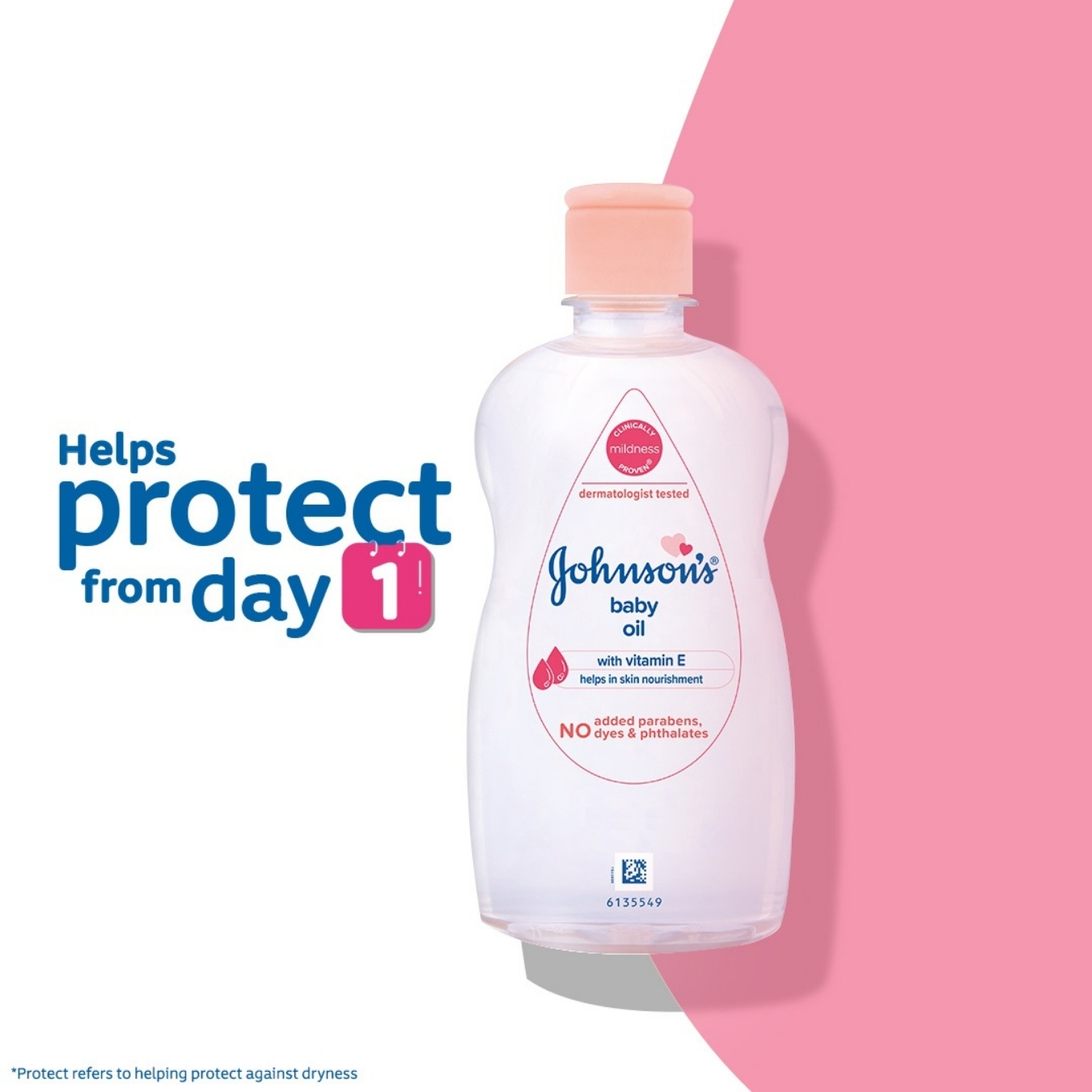 Johnson's Baby Oil with Vitamin E  200ml IDConline shop bangladeshothoba.com