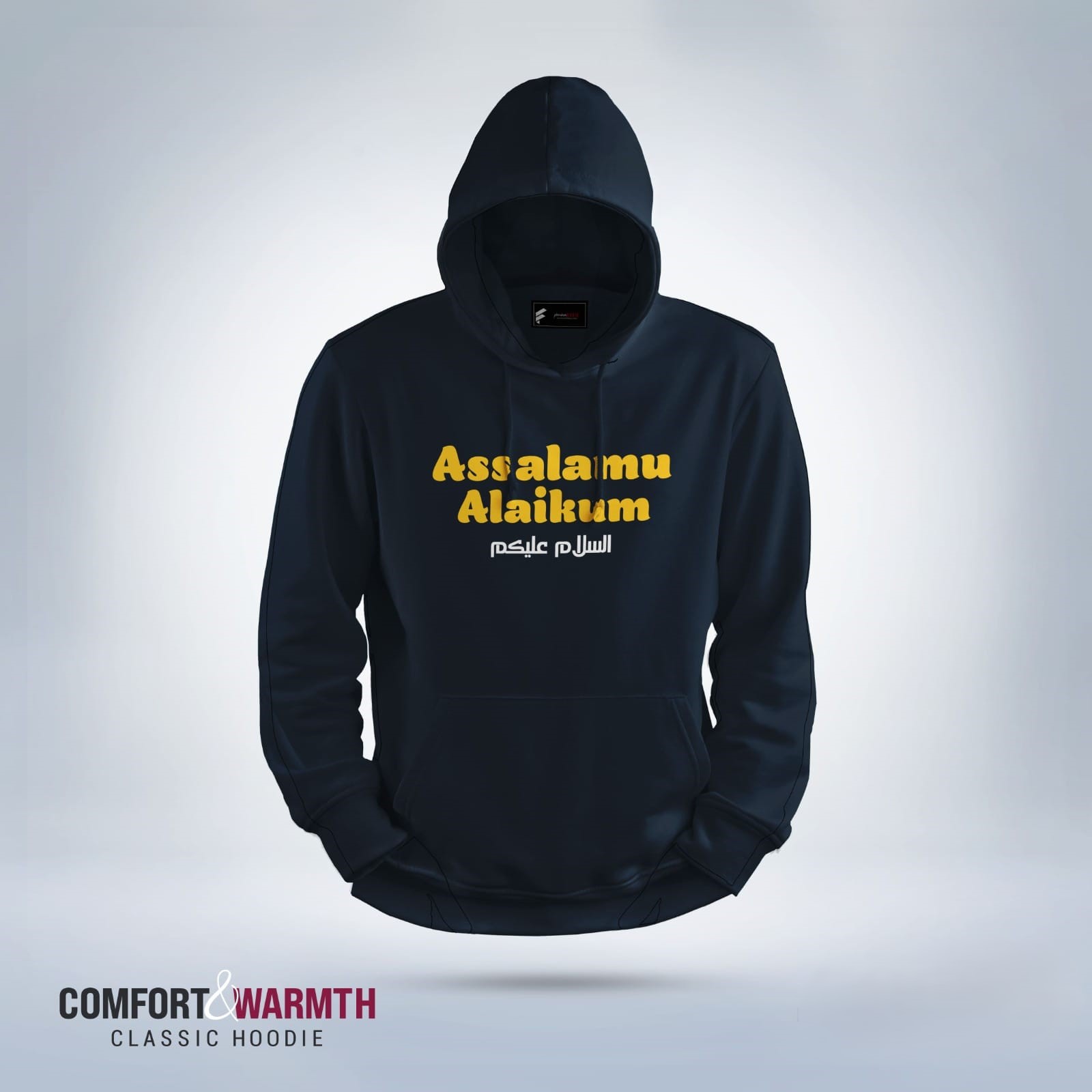 Picture of Assalamu Alaikum Islamic Hoodie (Navy Blue)