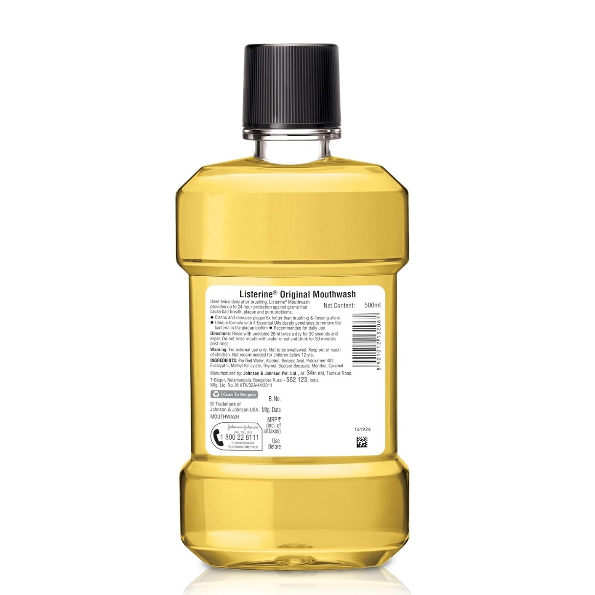 Listerine Original Liquid Mouthwash 500ml IDConline shop bangladeshothoba.com