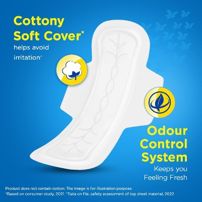 Stayfree Secure Cottony Comfort XL Thick Sanitary Napkins, with Wings 6 pads IDConline shop bangladeshothoba.com