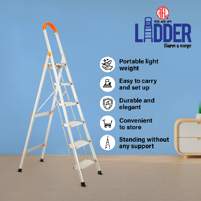 Picture of RFL House Hold Ladder 6 Step Wide 