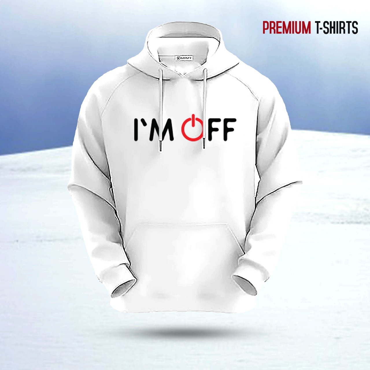 Picture of "I am Off" Islamic Hoodie (White)