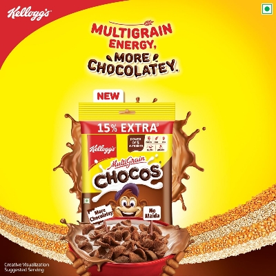 Kellogg's Chocos Chocolate Breakfast Cereal 127gm IDConline shop bangladeshothoba.com