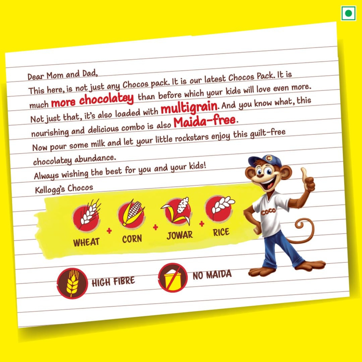 Kellogg's Chocos Chocolate Breakfast Cereal 127gm IDConline shop bangladeshothoba.com