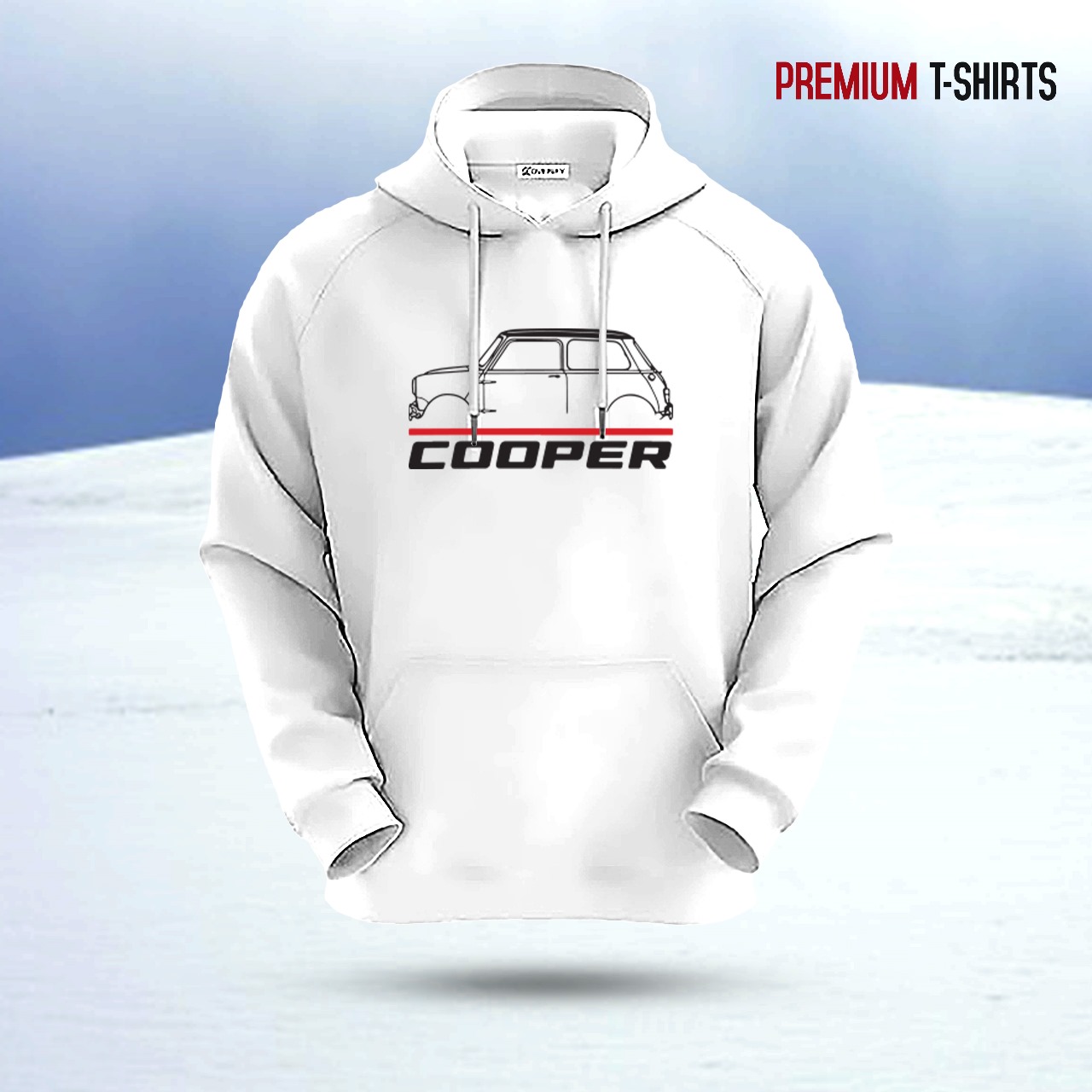Picture of "Cooper" Islamic Hoodie (White)