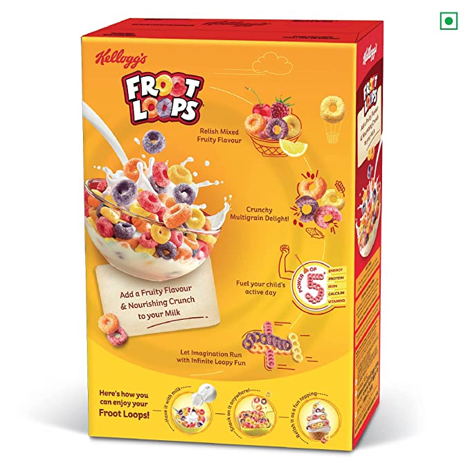 Kellogg's Froot Loops Crunchy Multigrain Breakfast Cereal 285gm IDConline shop bangladeshothoba.com
