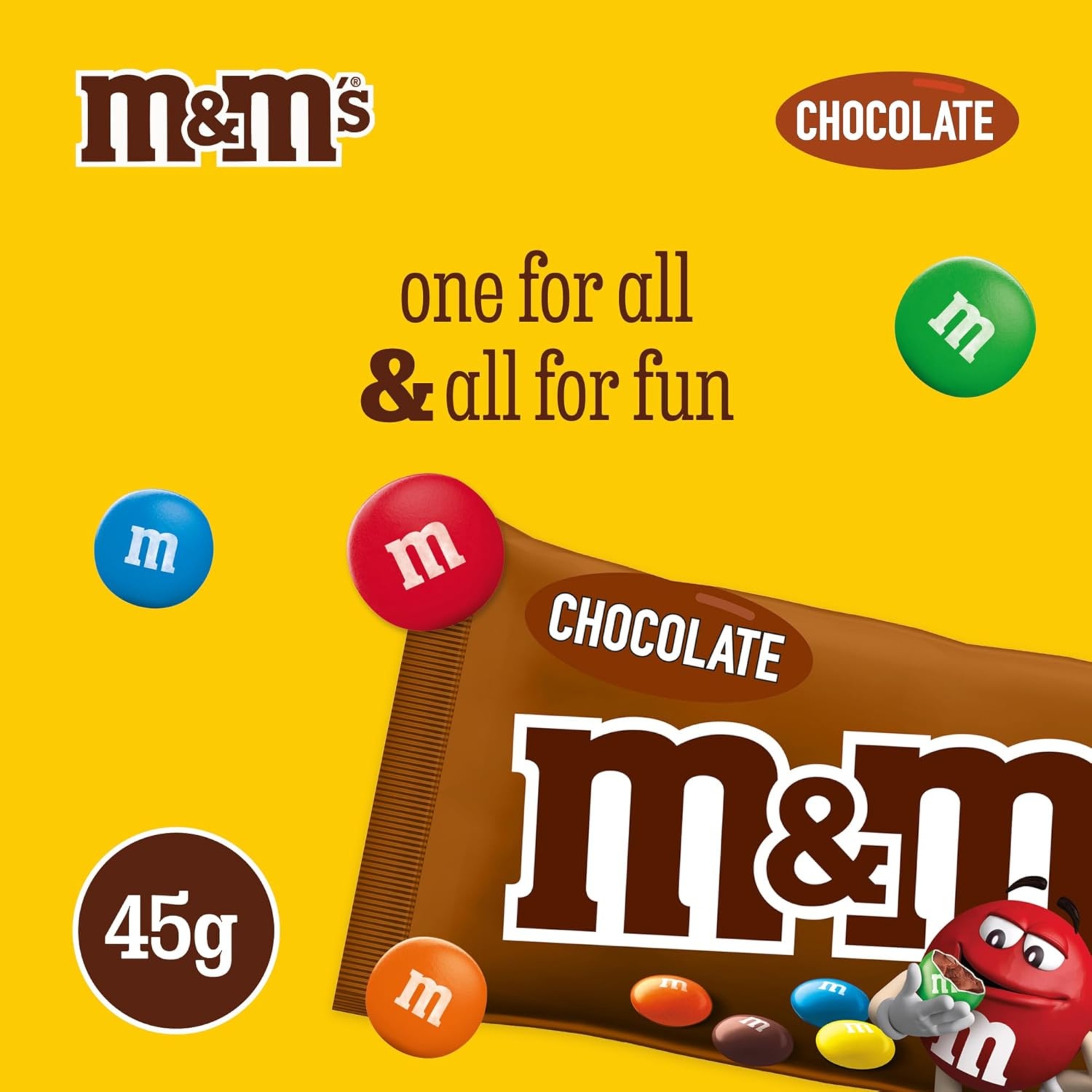 M&M's Milk Chocolate 45gm IDConline shop bangladeshothoba.com