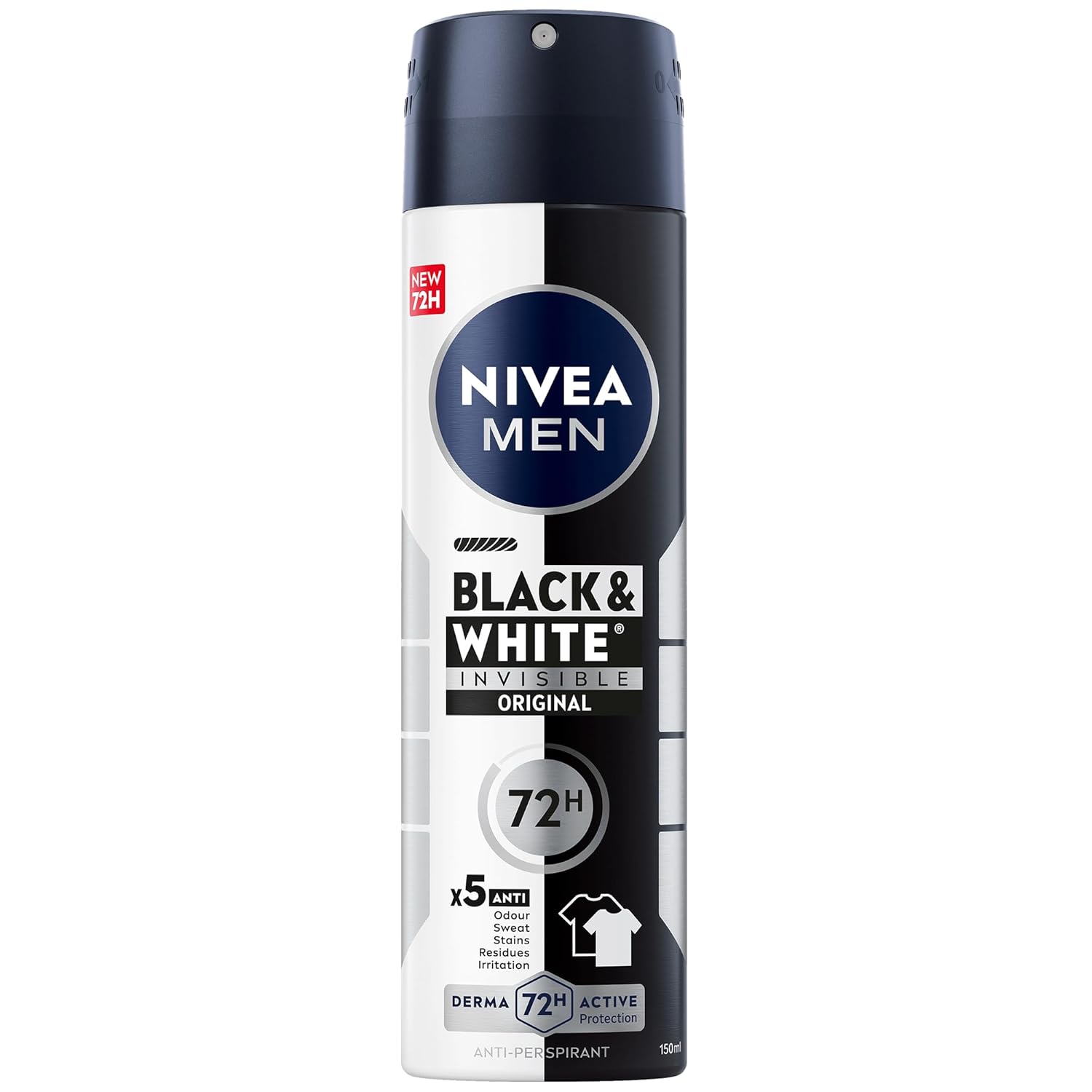 NIVEA MEN Body Spray Black & White Invisible 150ml IDConline shop bangladeshothoba.com