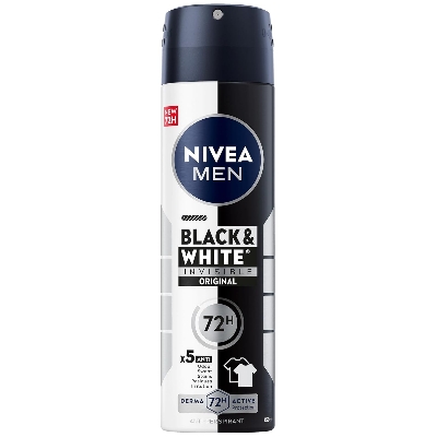 NIVEA MEN Body Spray Black & White Invisible 150ml IDConline shop bangladeshothoba.com