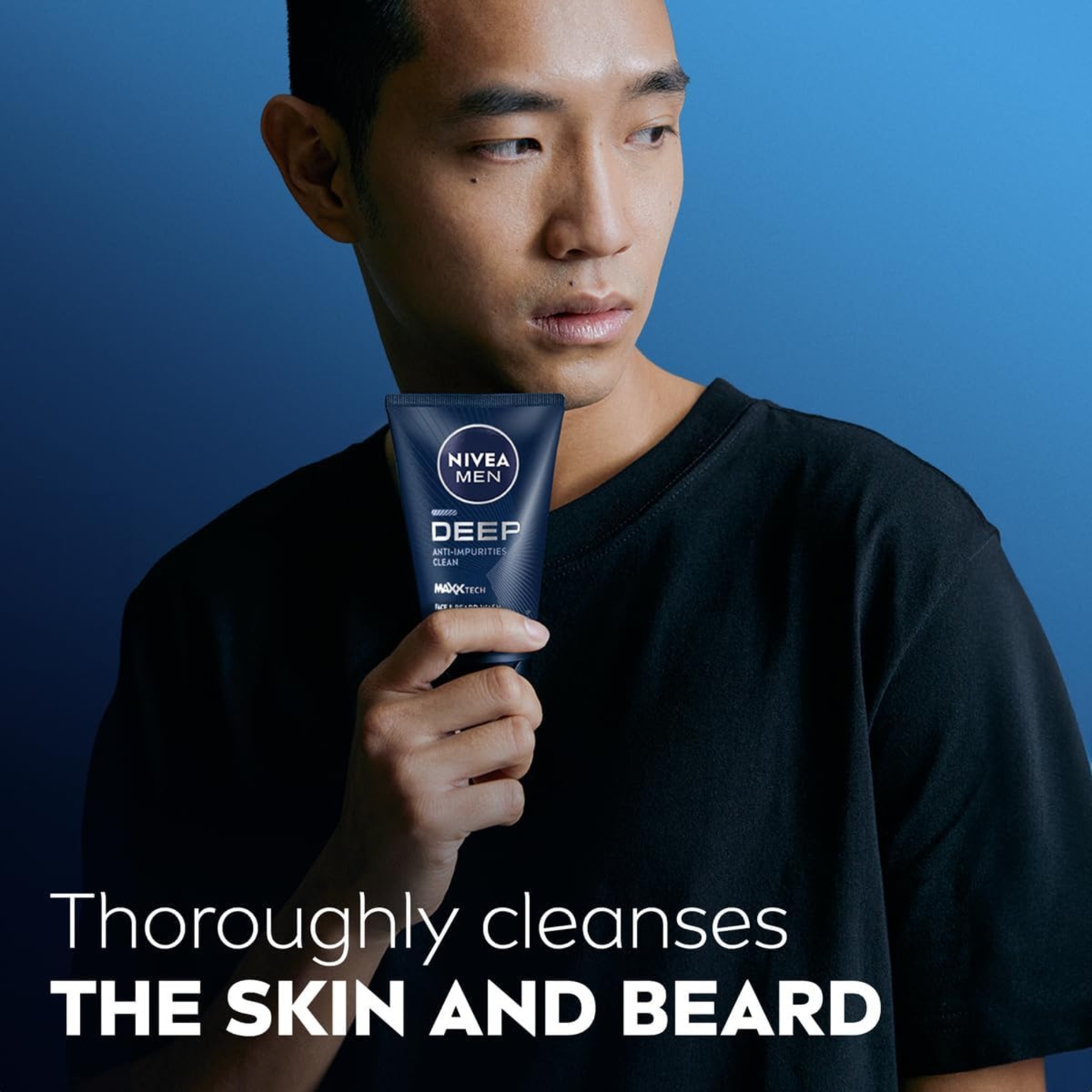 NIVEA MEN Deep Anti-Impurities Clean Face & Beard Wash 100ml IDConline shop bangladeshothoba.com