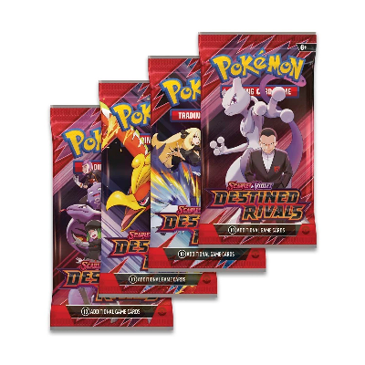 Picture of Pokemon TCG Trading Card Game Destined Rivals Booster Pack Box - 4 Packets 40 Cards