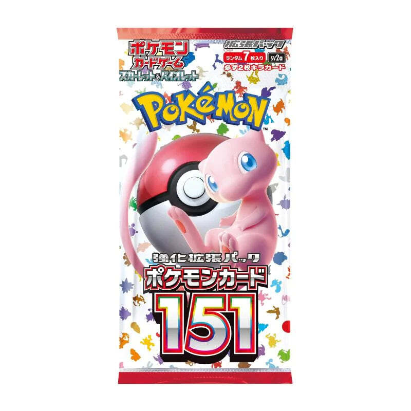 Picture of Pokemon Japanese Scarlet & Violet 151 Booster Pack - 40 Cards in 4 Pack