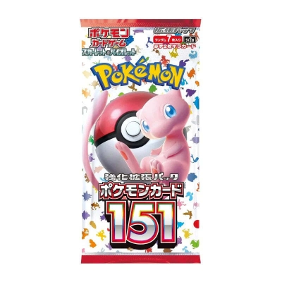 Picture of Pokemon Japanese Scarlet & Violet 151 Booster Pack - 40 Cards in 4 Pack