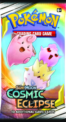 Picture of Pokemon TCG Trading Card Game Cosmic Eclipse Set - 4 Packets 32 Cards