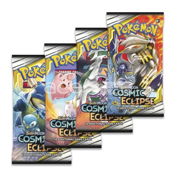 Picture of Pokemon TCG Trading Card Game Cosmic Eclipse Set - 4 Packets 32 Cards