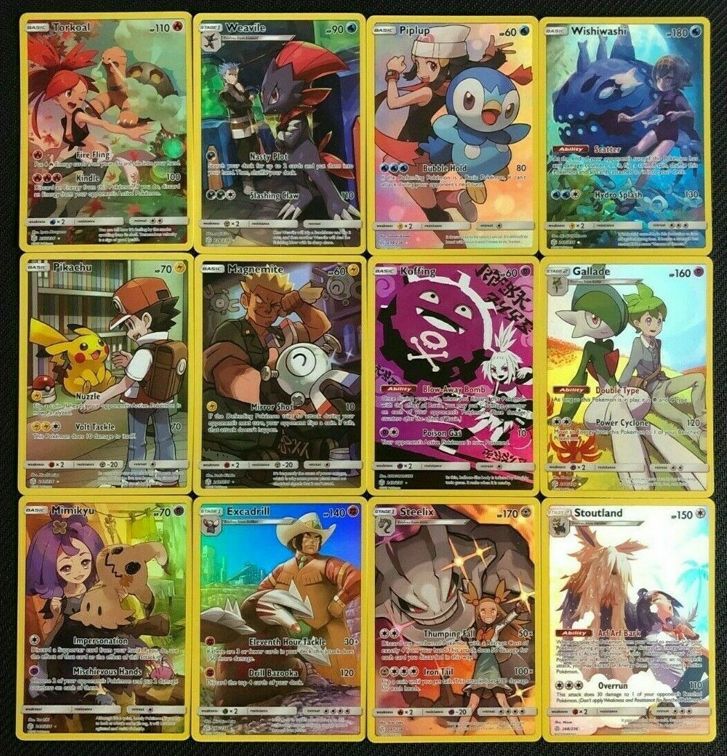 Picture of Pokemon TCG Trading Card Game Cosmic Eclipse Set - 4 Packets 32 Cards