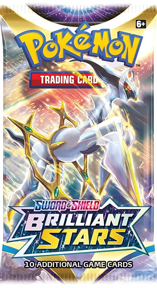 Picture of Pokemon TCG Sword And Shield Brilliant Stars 32 Cards in 4 Pack Mastercopy