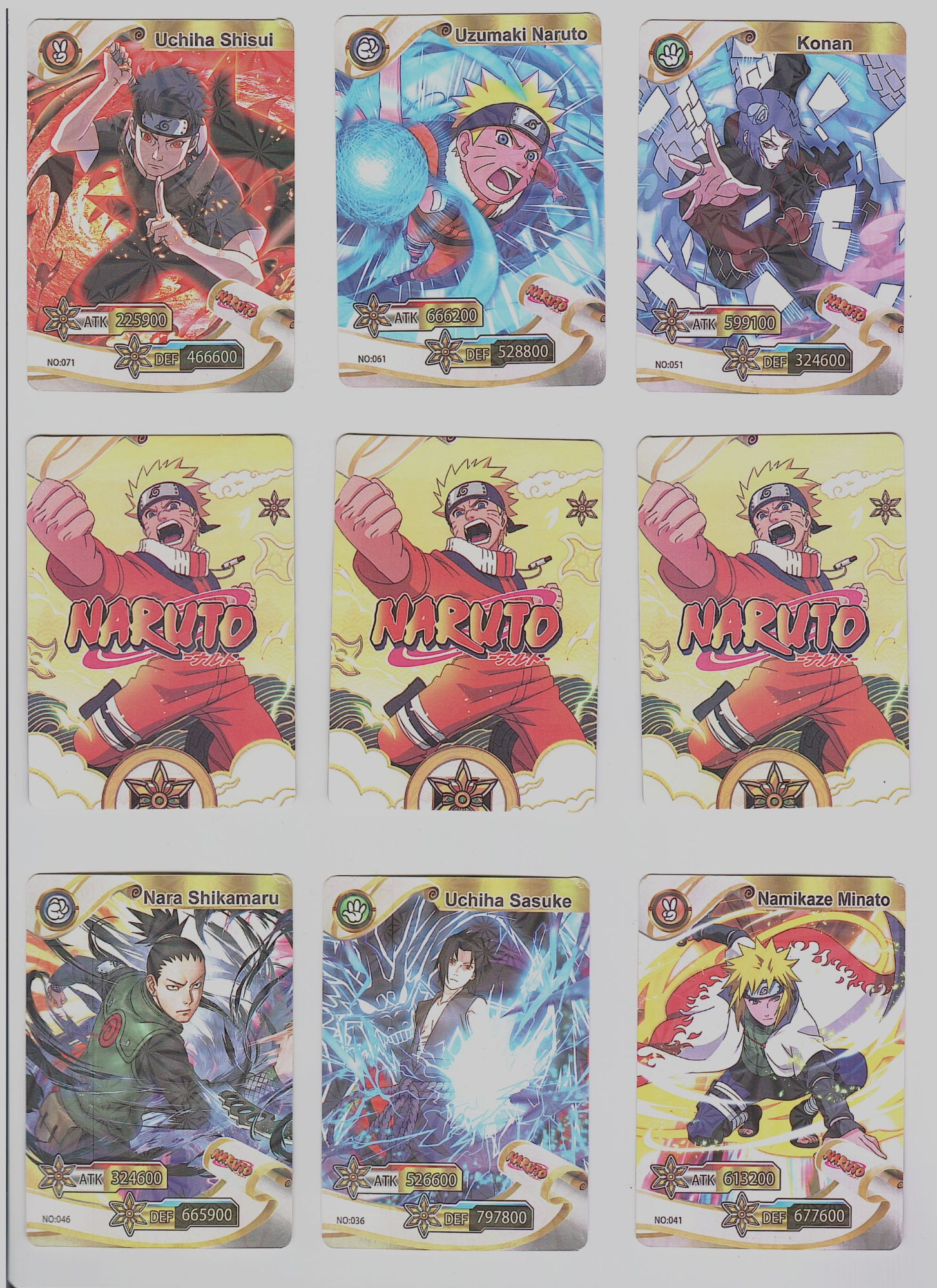 Picture of Naruto Anime TCG Card Game English Version - 1 Pack 8 Cards