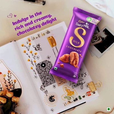 Cadbury Dairy Milk Silk Plain Chocolate 55gm IDConline shop bangladeshothoba.com