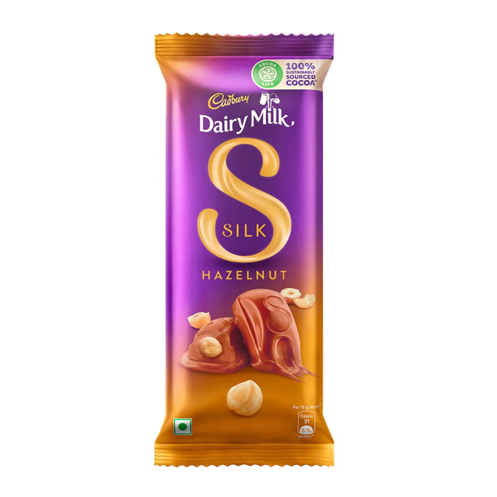 Cadbury Dairy Milk Silk Whole Hazelnut Chocolate Bar 143gm IDConline shop bangladeshothoba.com