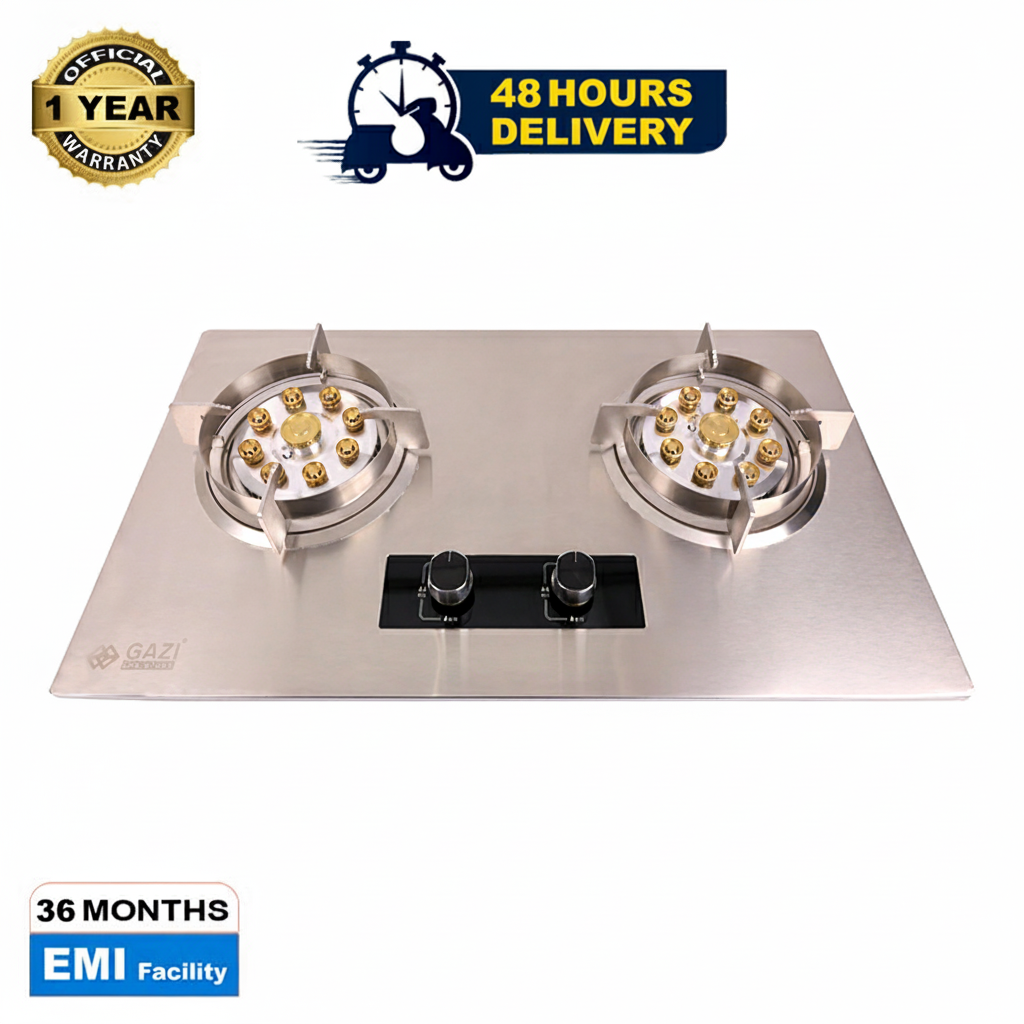 Picture of Gazi Smiss Heavy Stainless Steel Gas Stove EG-750S Low Consumption (Best Price)