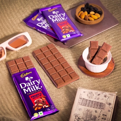 Cadbury Dairy Milk Fruit and Nut Chocolate Bar 75gm IDConline shop bangladeshothoba.com