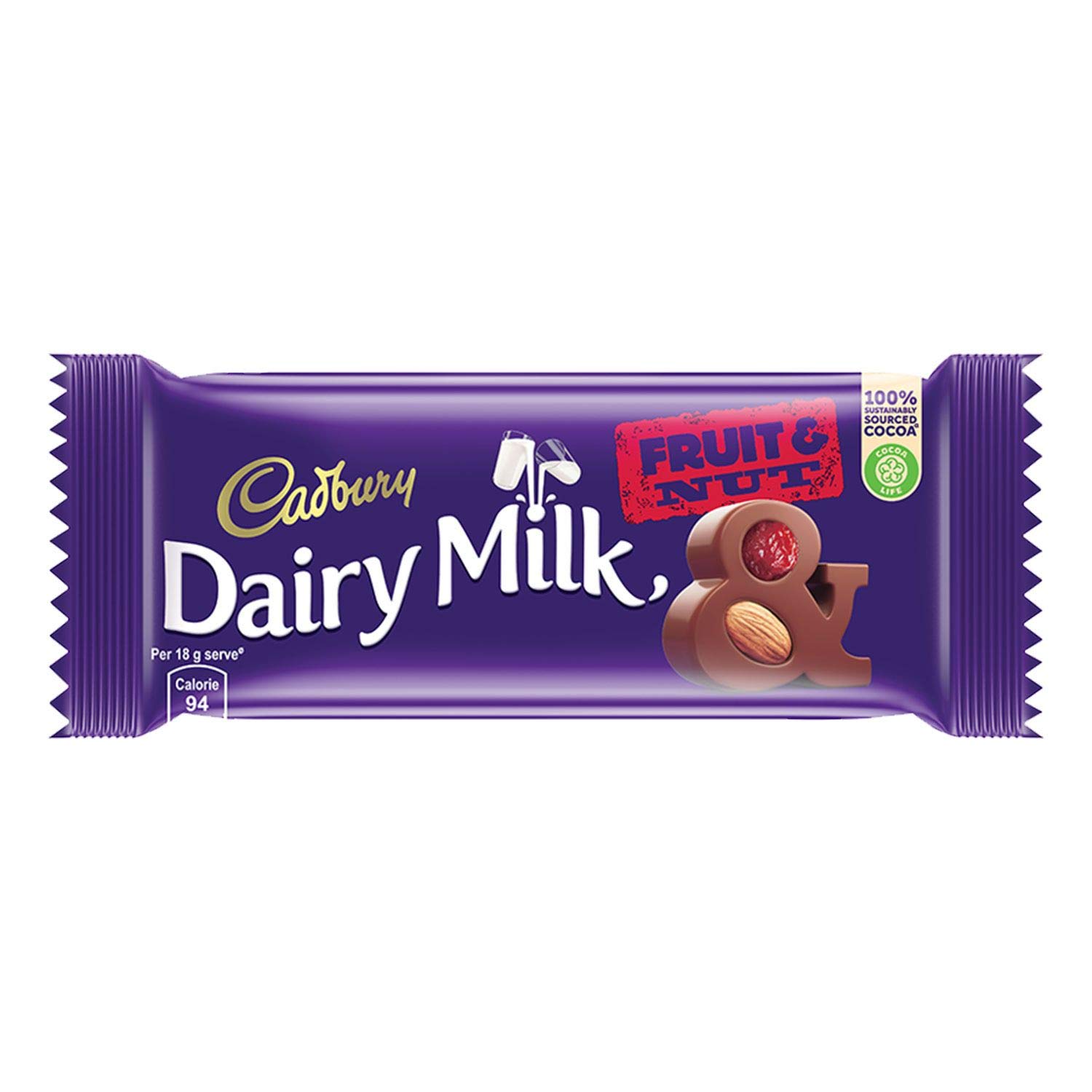 Cadbury Dairy Milk Fruit and Nut Chocolate Bar 36gm IDConline shop bangladeshothoba.com