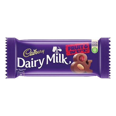 Cadbury Dairy Milk Fruit and Nut Chocolate Bar 36gm IDConline shop bangladeshothoba.com