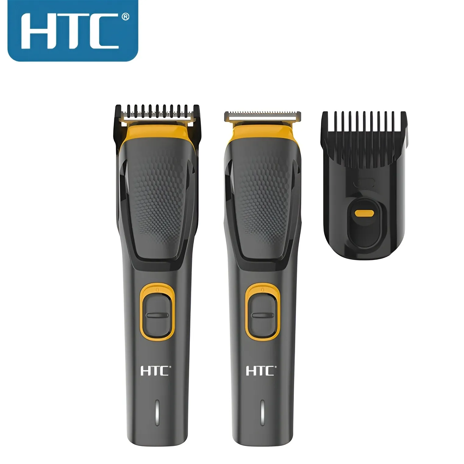 Picture of HTC AT-509 Cordless & Rechargeable Trimmer with 8 Length Settings and Self-Sharpening Blades for Beard and Hair Care - Black