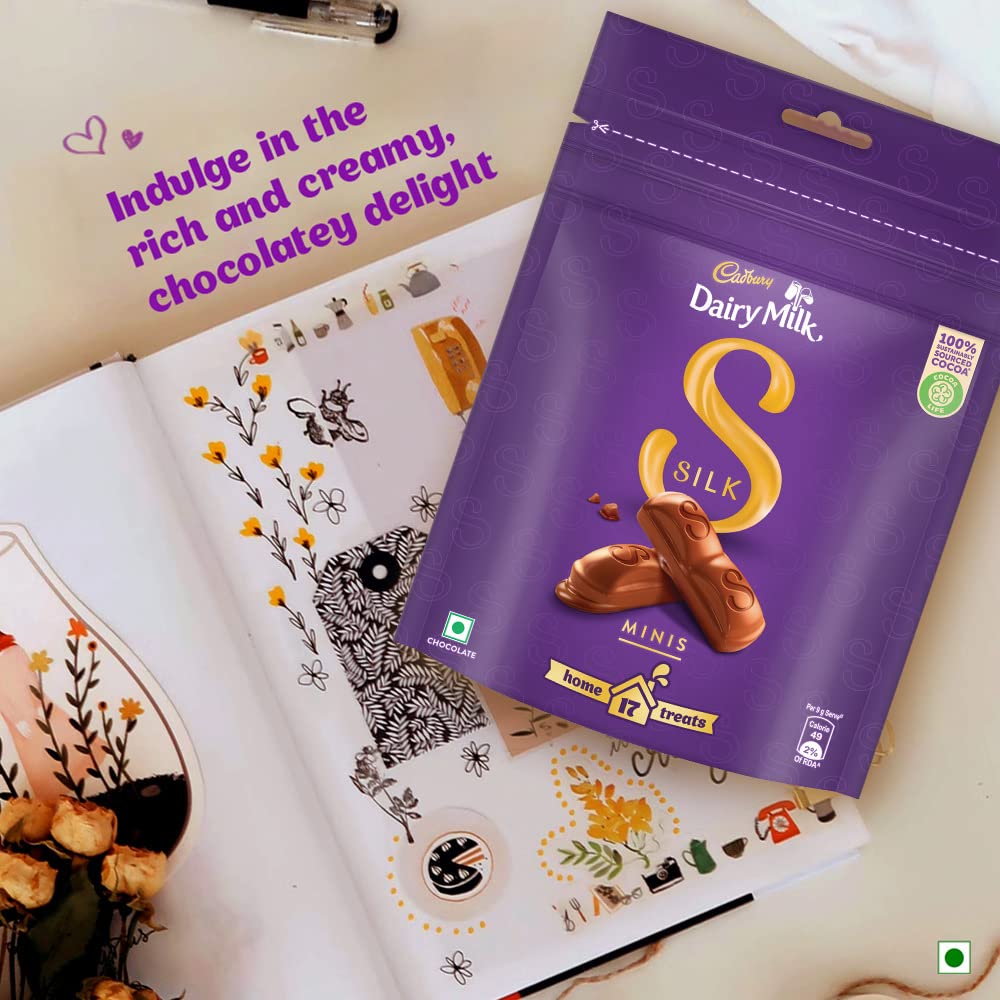 Cadbury Dairy Milk Silk Chocolate Home Treats 153 gm IDConline shop bangladeshothoba.com